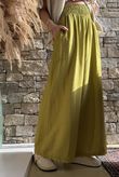 Basso Shirring Wide Leg Pant Rustic Olive